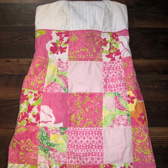 Strapless Lilly Pulitzer, Size 6 - Picture 1 of 3
